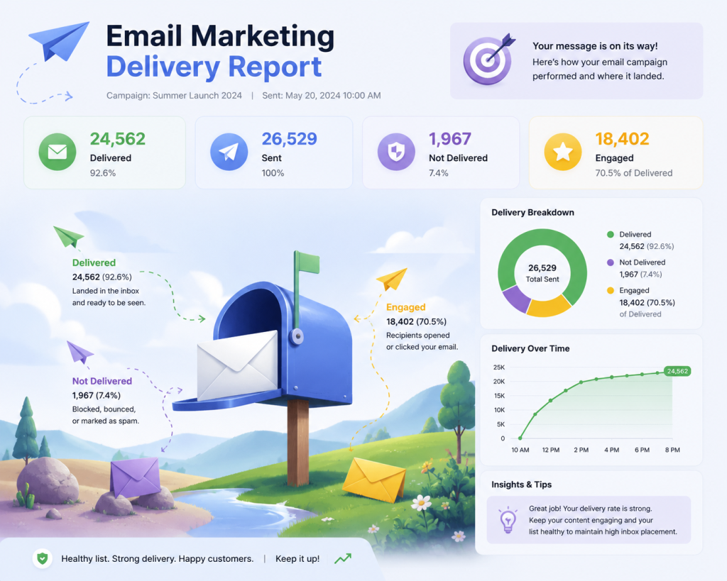 Email Marketing Delivery Report