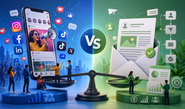 Email Marketing Vs Social media Marketing