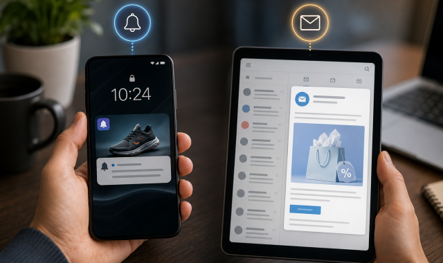 Email marketing vs push notification